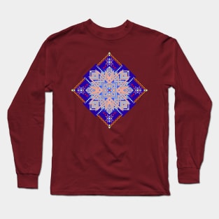 Scandinavian ornament with star Long Sleeve T-Shirt